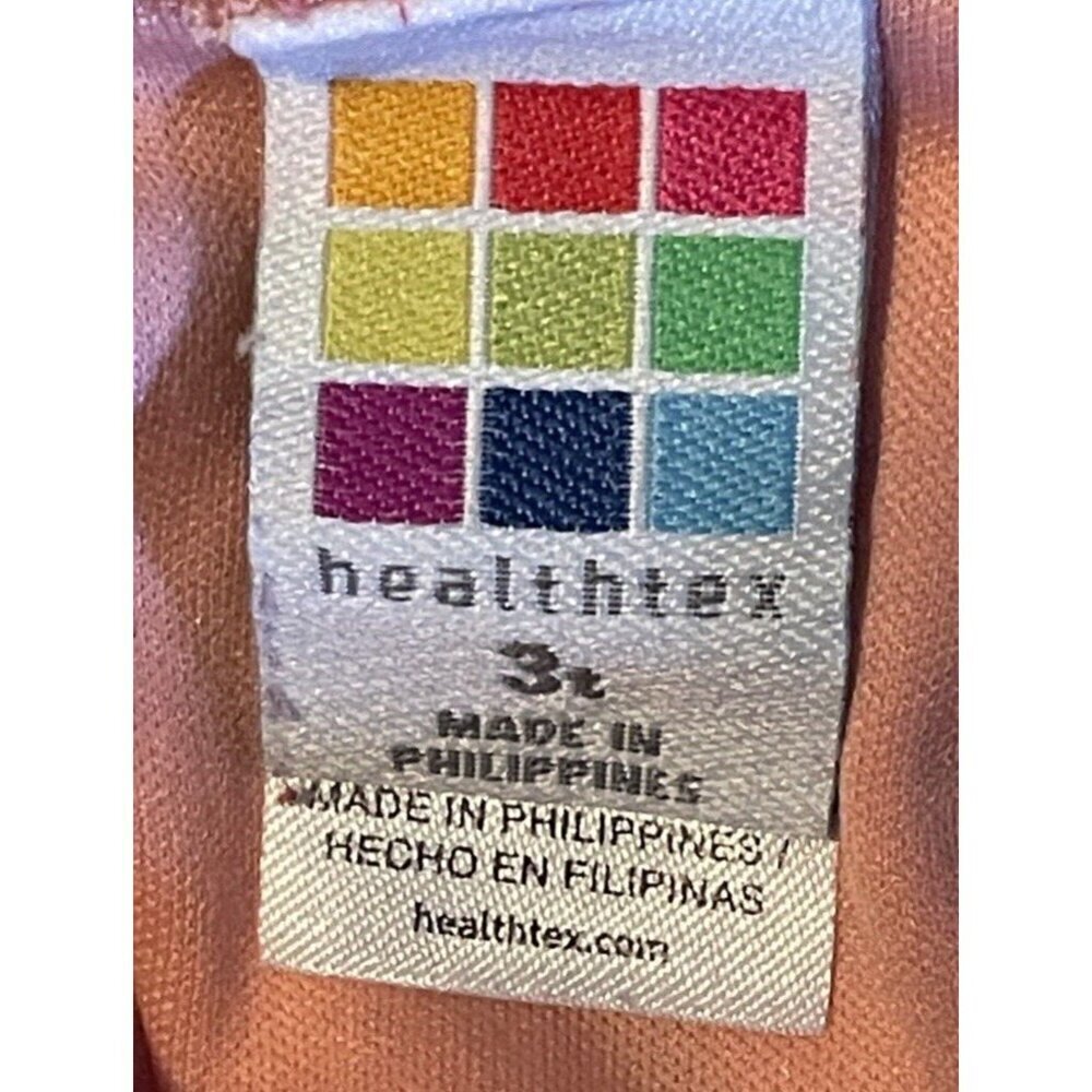 Healthtex Girls Floral Pleated Dress Size 3T Pink Lined - Picture 10 of 12